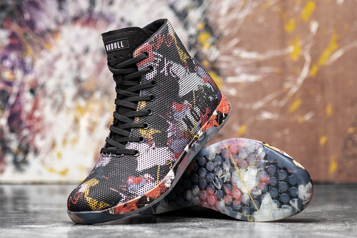 Nobull Superfabric High-Top Men's Trainers Multicolor | Australia (YT6597)